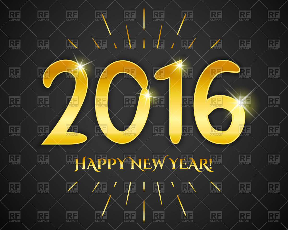 1200x960 Happy New Year 2016 Banner Vector Image Vector Artwork Of