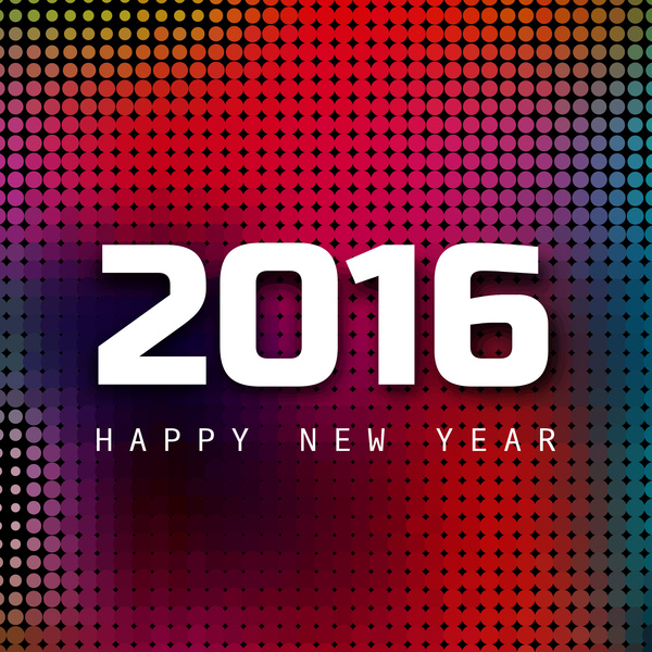 600x600 Vector Happy New Year 2016 Text Background Free Vector In Adobe