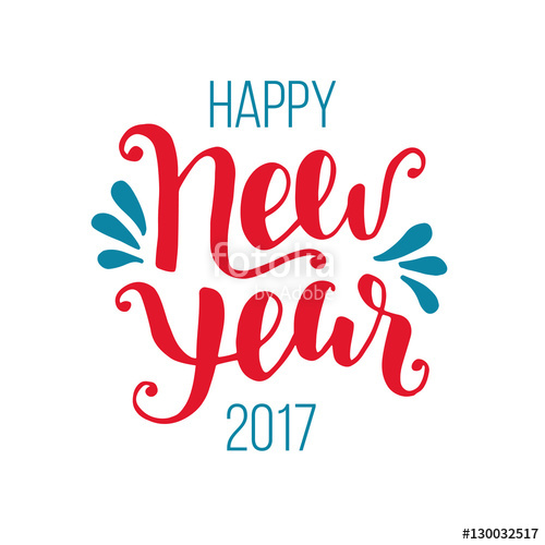 500x500 Happy New Year 2017 Greeting Card Stock Image And Royalty Free