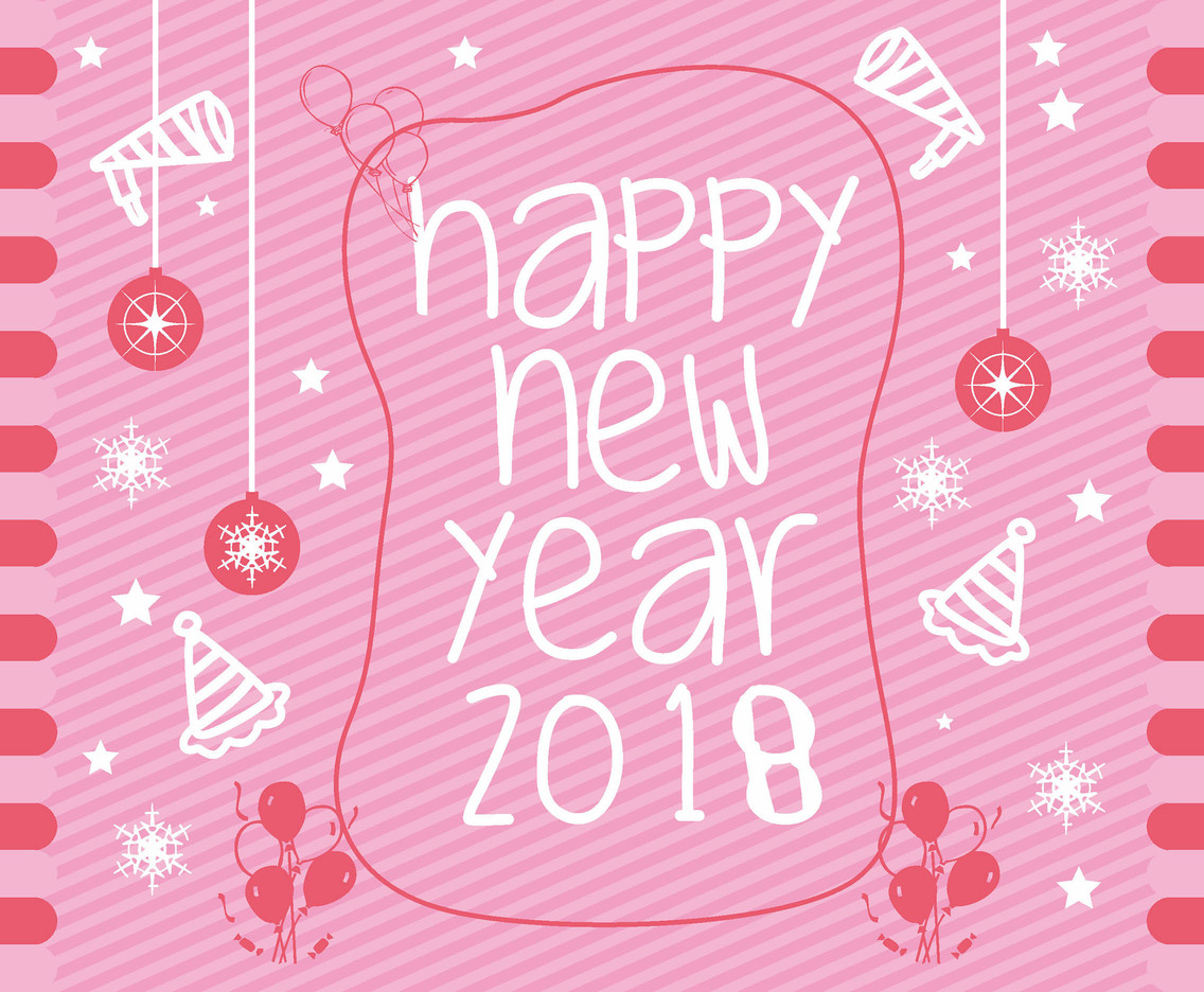 1136x936 Happy New Year 2018 Vector Vector Art Amp Graphics