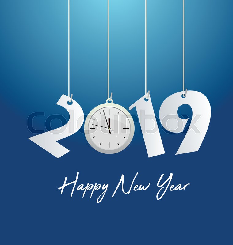 760x800 Happy New Year 2019. Chinese New Year Stock Vector Colourbox