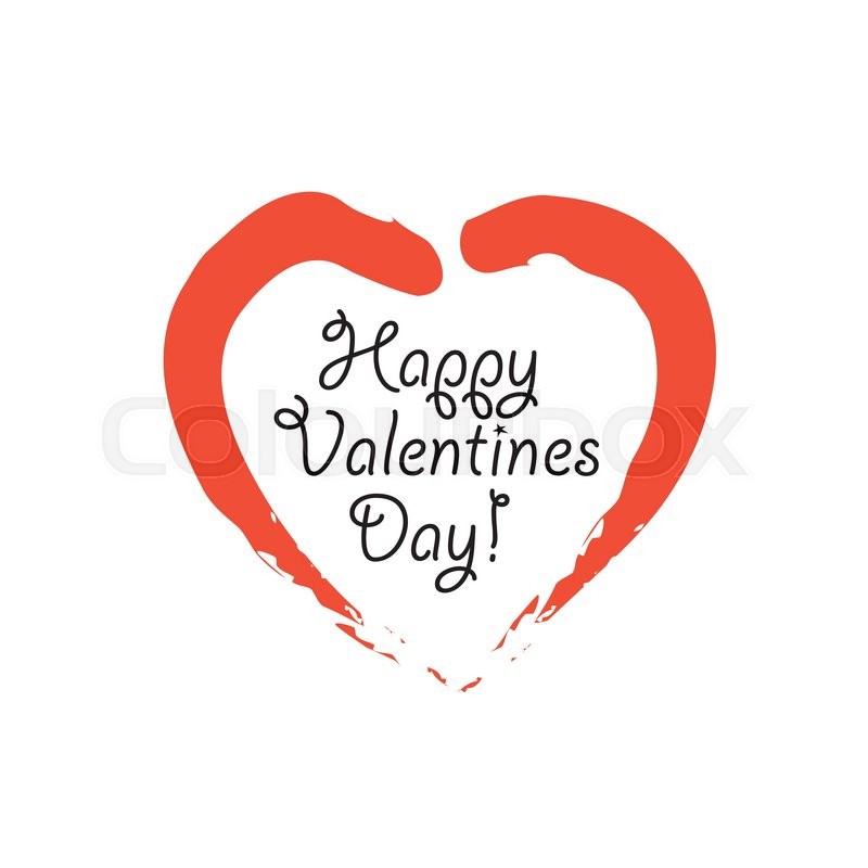 Happy Valentines Day Vector At GetDrawings | Free Download