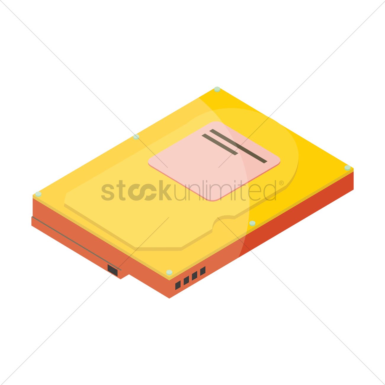 1300x1300 Free Hard Drive Vector Image
