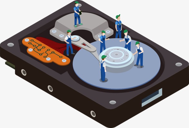 650x442 Vector Hard Disk Repair, Creative Service, Character, Creative