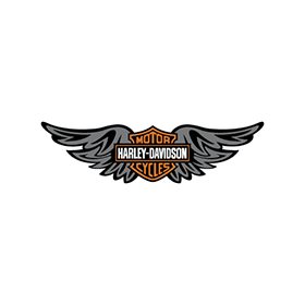 280x280 Harley Wings Logo Vector Download Decals Wings