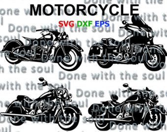 340x270 Harley Davidson Vector Motorcycle Cut Motorcycle Vector Etsy