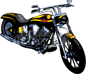 300x259 Chopper Clipart Harley Davidson
