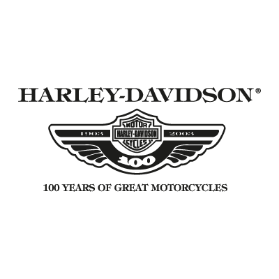 400x400 Harley Davidson 100 Years Logo Vector (.eps, 474.22 Kb) Download