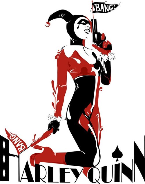 500x636 Harley Quinn Vector By ~1337z0l2z