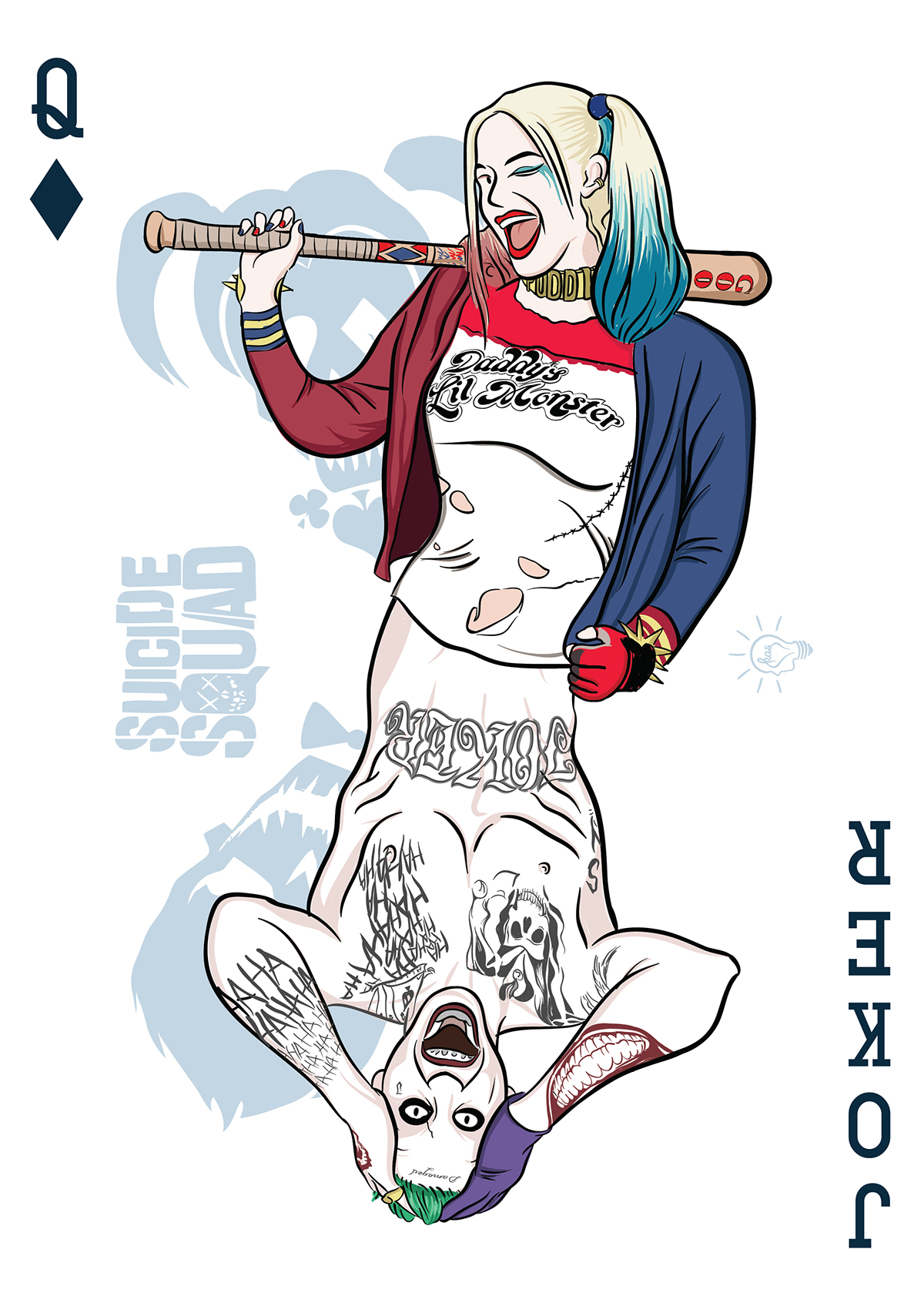 Harley Quinn Vector at GetDrawings | Free download