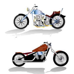 300x300 Free Harley Davidson Bikes Vector Format