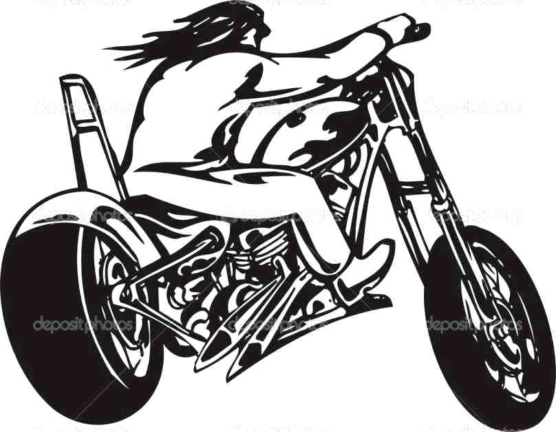 808x627 Free Harley Davidson Clip Art Silver Free Images At Vector Clip