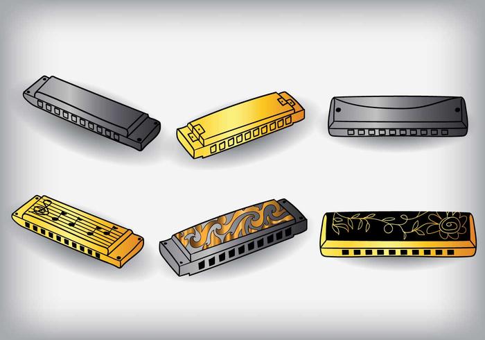 700x490 Harmonica Vector