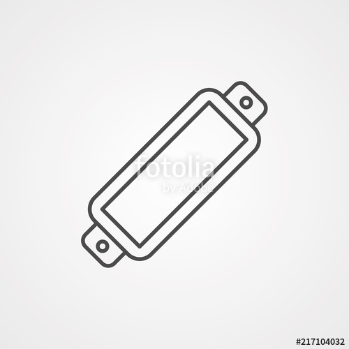 500x500 Harmonica Vector Icon Stock Image And Royalty Free Vector Files