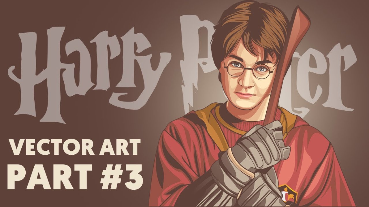 1280x720 How To Make Vector Art Harry Potter (Part