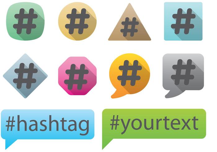 700x490 Hashtag Vectors