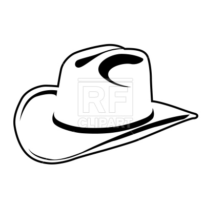 400x400 Simple Cowboy Hat Vector Image Vector Artwork Of Beauty, Fashion