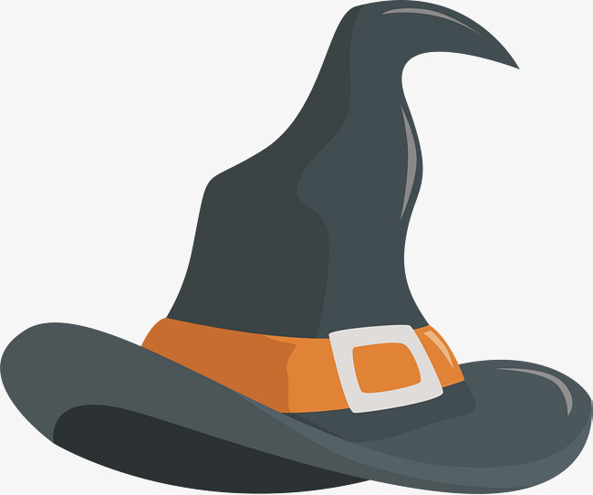 650x542 Dark Grey Witch Hat, Hat Vector, Vector Png, Hat Png And Vector