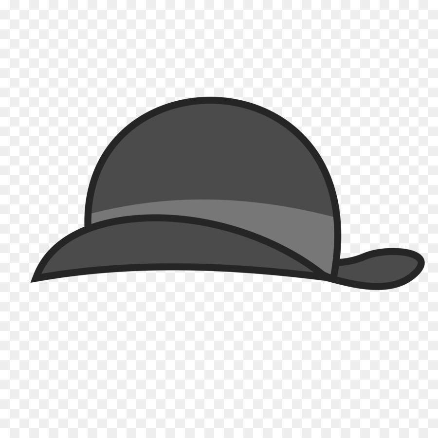 900x900 Bowler Hat Fedora Clip Art