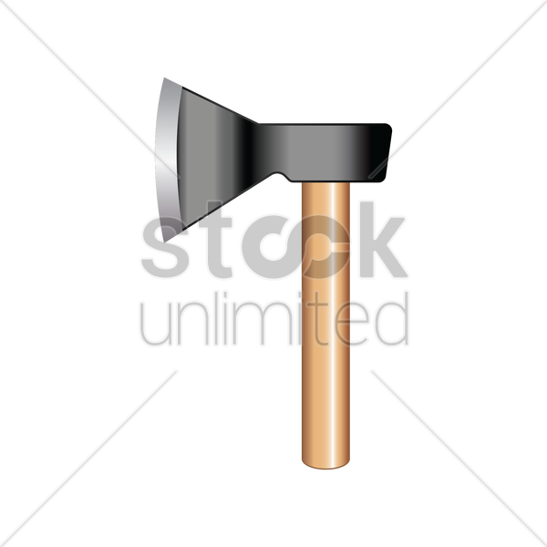 600x600 Hatchet Vector Image
