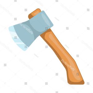300x300 Stock Illustration Cartoon Ax Hatchet Vector Symbol Sohadacouri