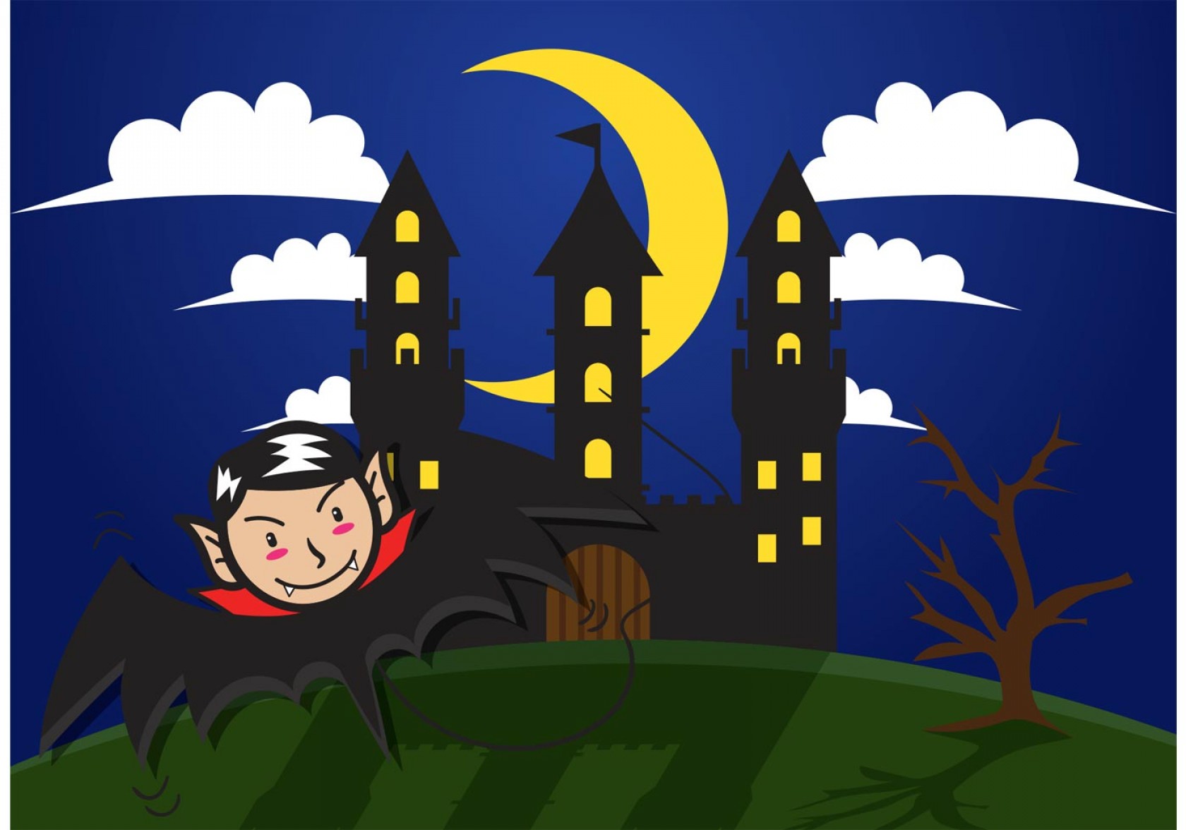 1680x1176 Dracula Haunted House Vector Background Arenawp