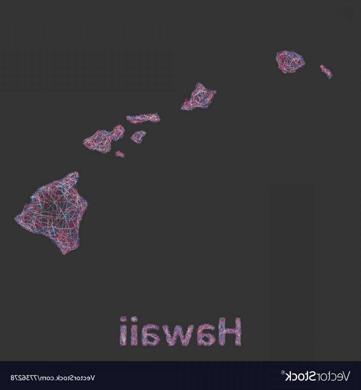 1200x1296 Hawaii Islands Line Art Map Vector Arenawp