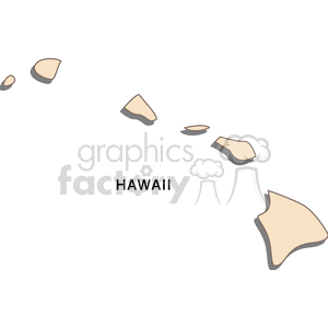 300x300 Royalty Free Hawaii Islands 149418 Vector Clip Art Image