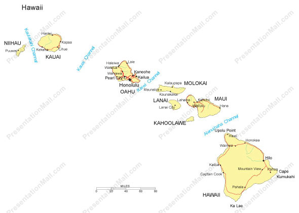 Hawaii Map Vector at GetDrawings | Free download