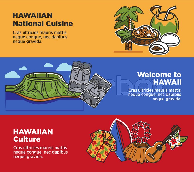 800x712 Hawaii Travel Famous Symbols And Tourism Sightseeing Or Attraction