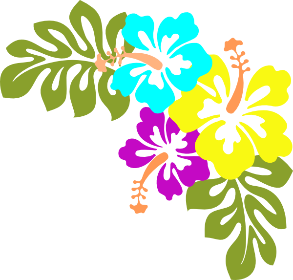 600x573 Hawaiian Flower Clip Art Flowers Clip Art
