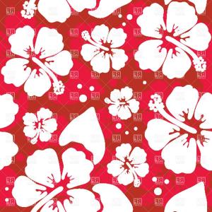 300x300 Vector Watercolor Hawaiian Flower Elements Orangiausa