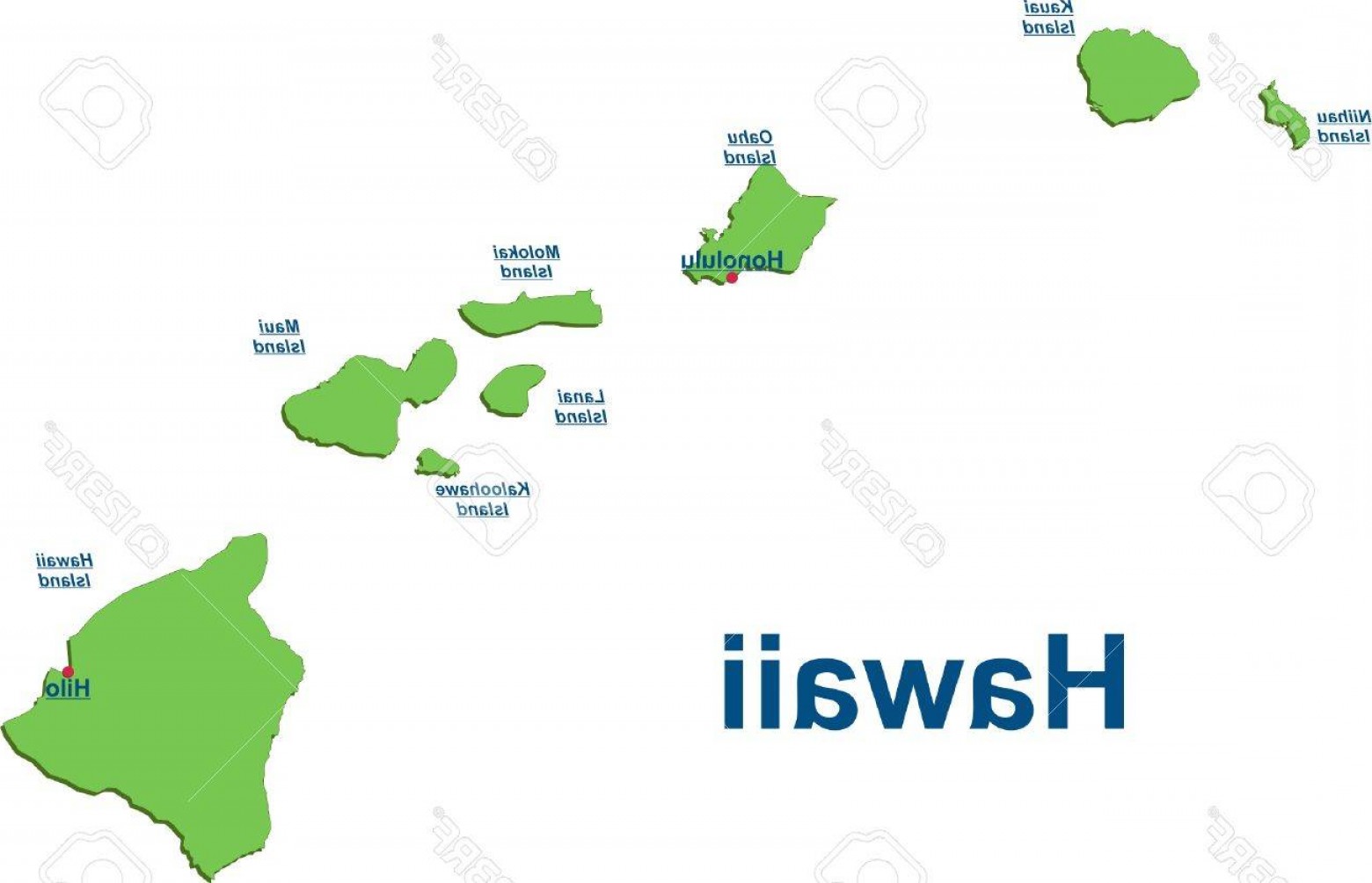 Hawaiian Islands Vector at GetDrawings.com | Free for personal use