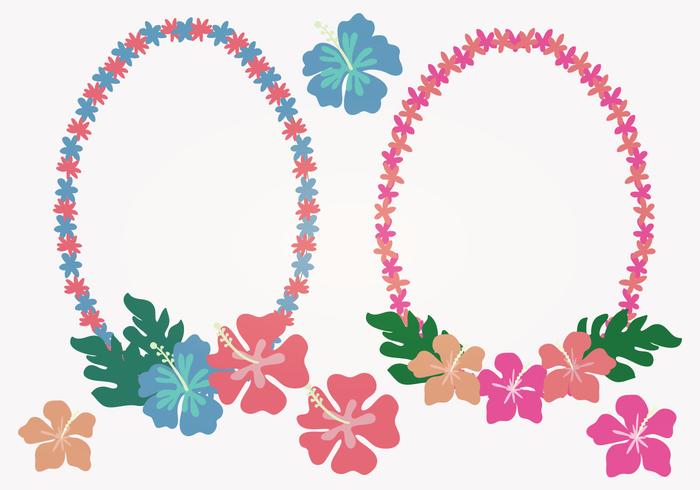 700x490 Hawaiian Lei Vector Illustration