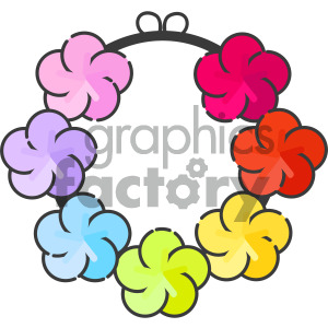 300x300 Royalty Free Hawaiian Lei Vector Royalty Free Icon Art 405404 Icon