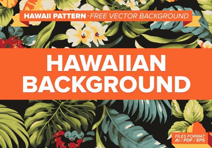 700x490 Hawaiian Pattern Vector Background