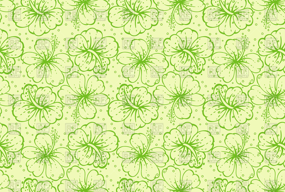 1200x810 Floral Hawaiian Pattern Vector Image Vector Artwork Of