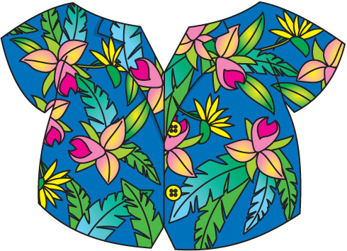 490x354 Clipart Hawaiian Shirt