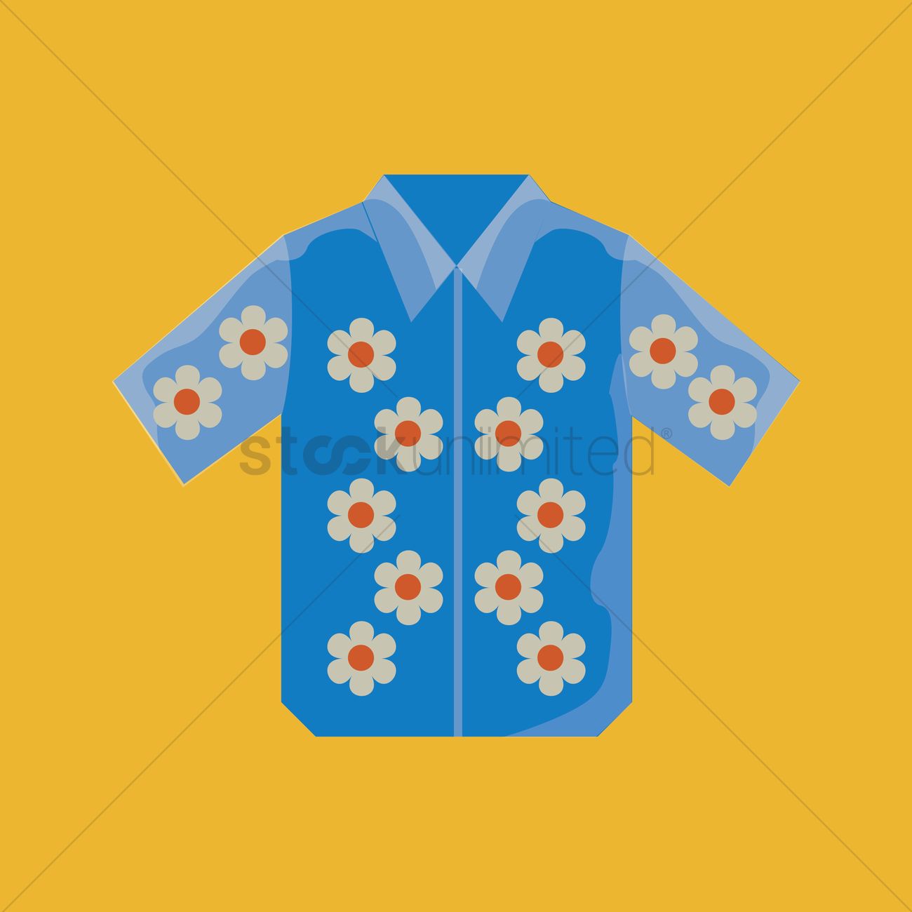 1300x1300 Free Hawaiian Shirt Vector Image