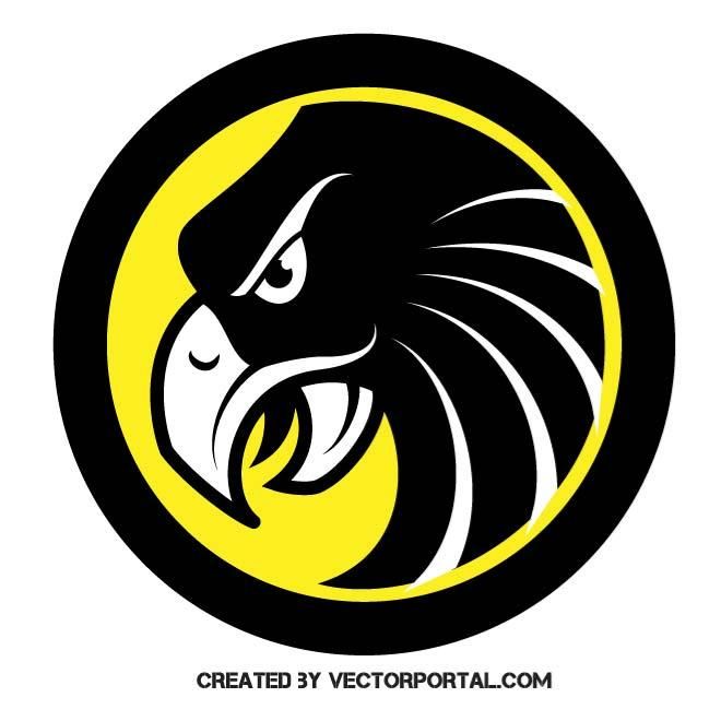 660x660 Hawk Mascot Vector. Animal Vectors