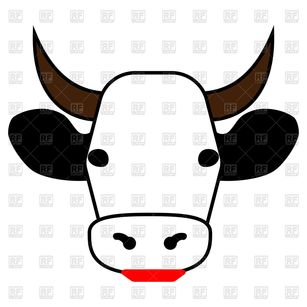 1200x1200 Head Cow Icon Vector Image Vector Artwork Of Plants And Animals