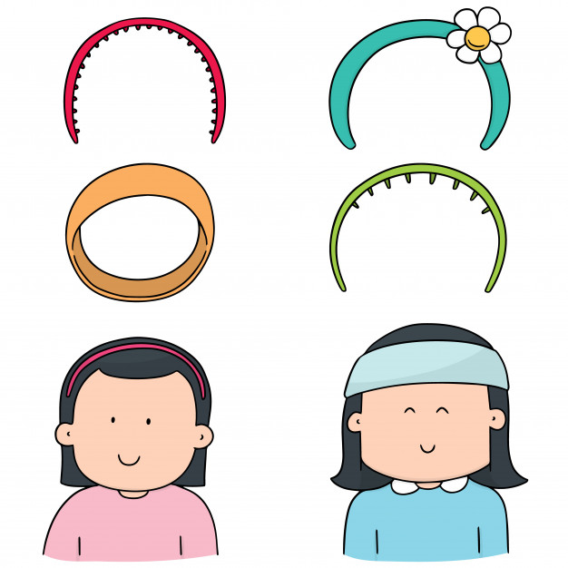 626x626 Vector Set Of Headband Vector Premium Download