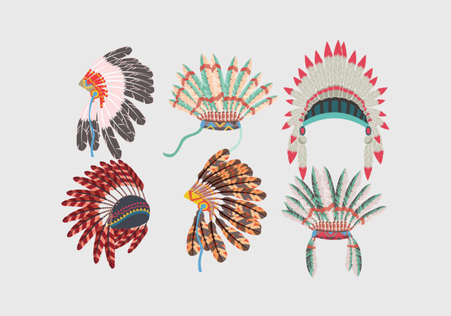 632x443 Indian Headdress Vector Free Vector Download 386069 Cannypic