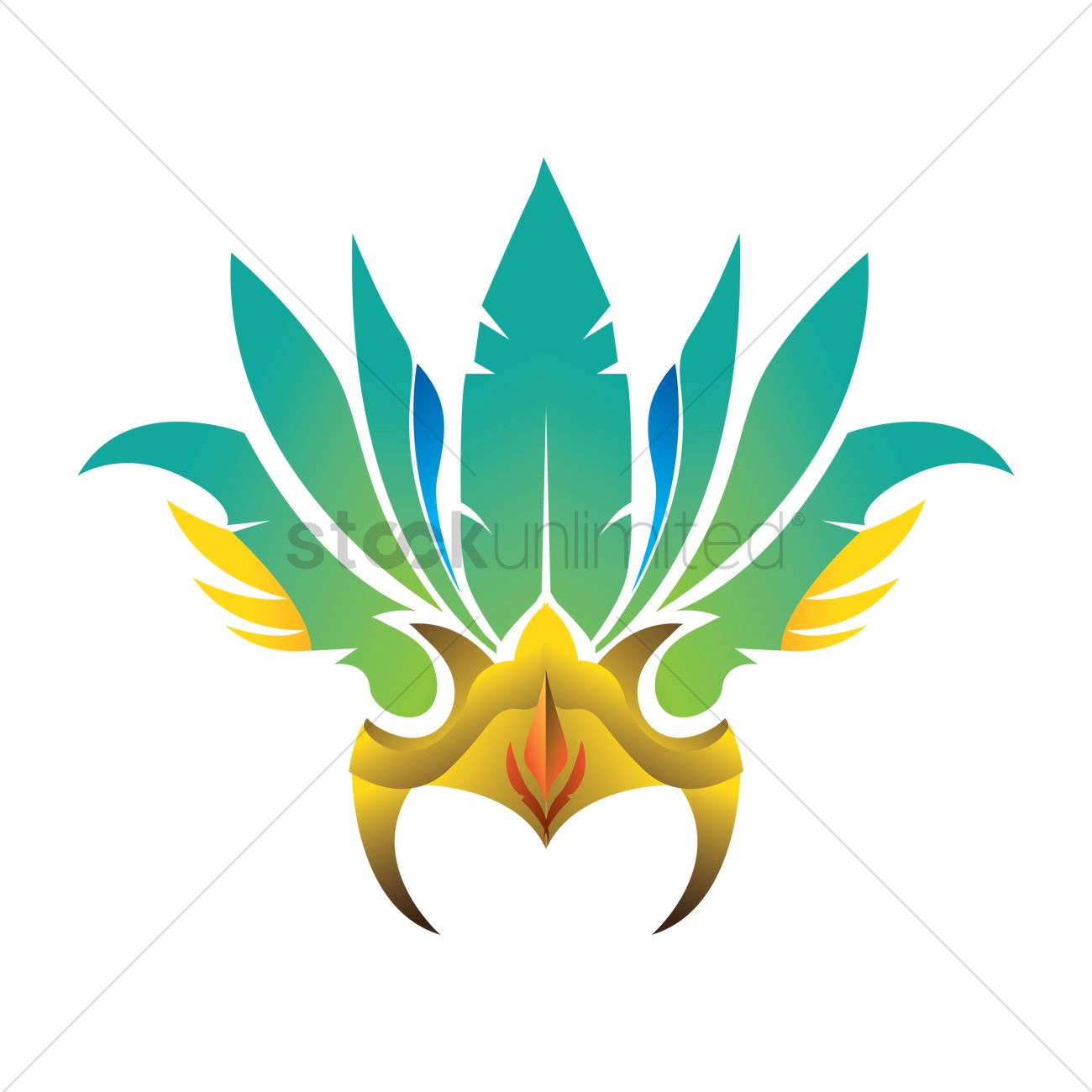 1300x1300 Free Headdress Vector Image