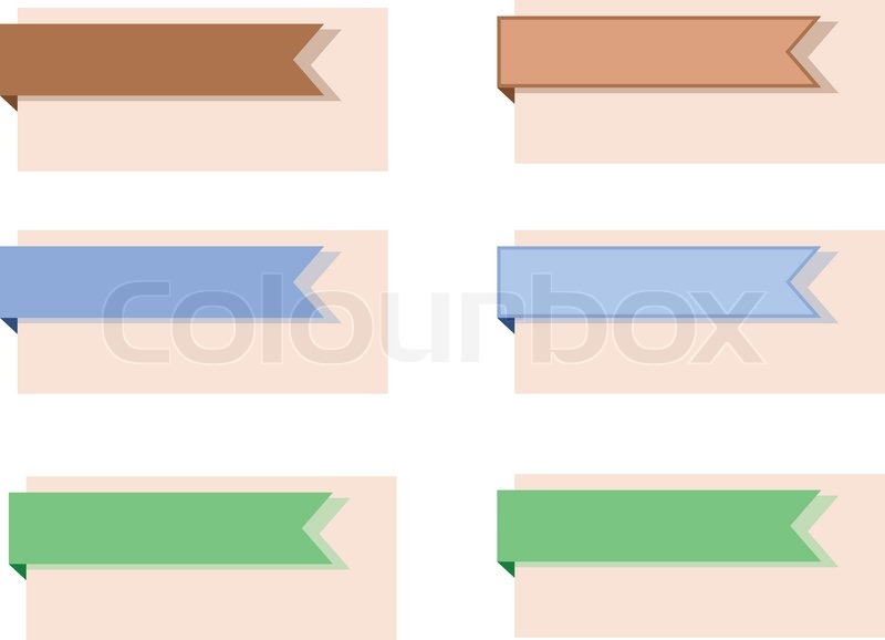 800x578 Modern Web Label Header Graphic Vector Stock Vector Colourbox