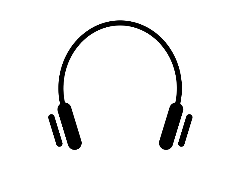 800x566 Headphones Vector Icon
