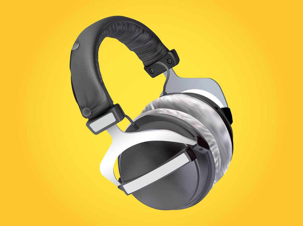 1024x765 Headphones Vector Vector Art Amp Graphics