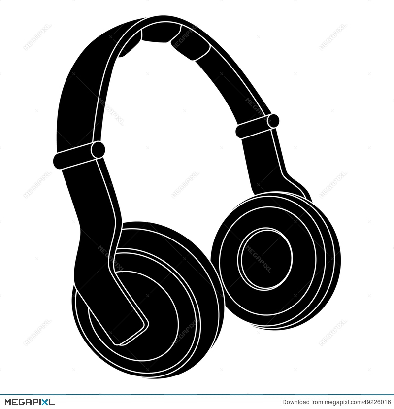 800x830 Headphones. Vector Illustration Illustration 49226016