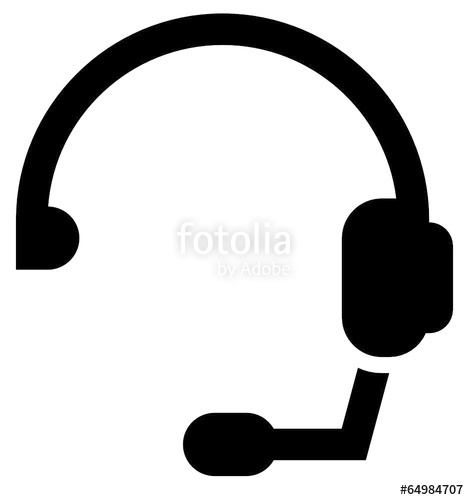 469x500 Headset Vector Icon Stock Image And Royalty Free Vector Files On