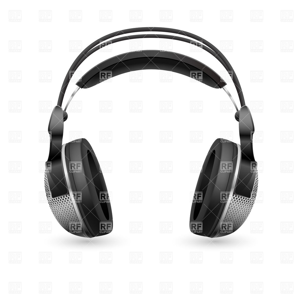 1200x1200 Realistic Computer Headset Vector Image Vector Artwork Of